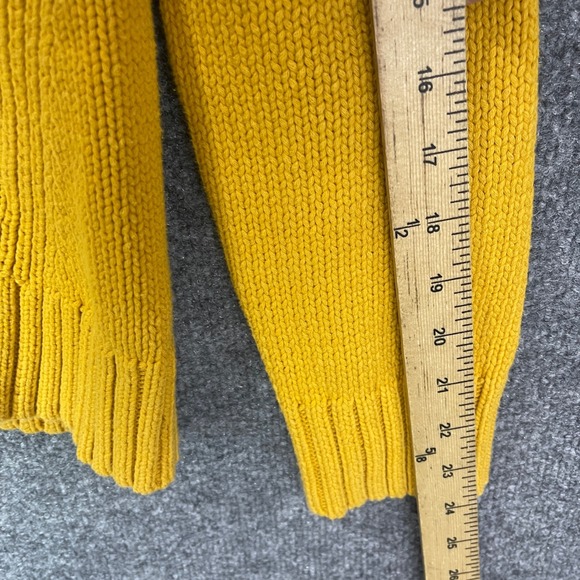 Vintage J Crew oarsman  Mockneck Sweater Women Medium Cotton Blend Knit Pullover - Picture 5 of 9